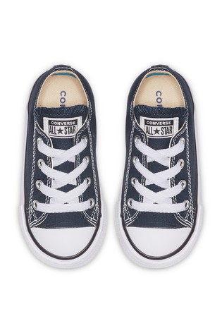 Converse Navy Infant Little Kids Chuck Ox High Trainers