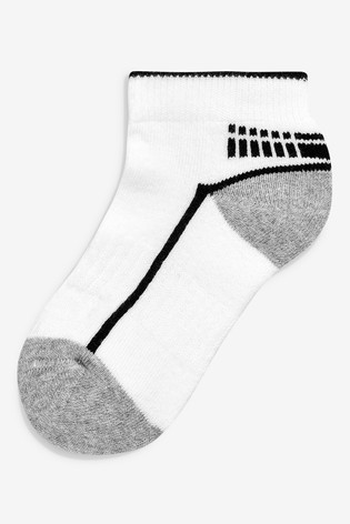 5 Pack Cushioned Footbed Sports Trainer Socks