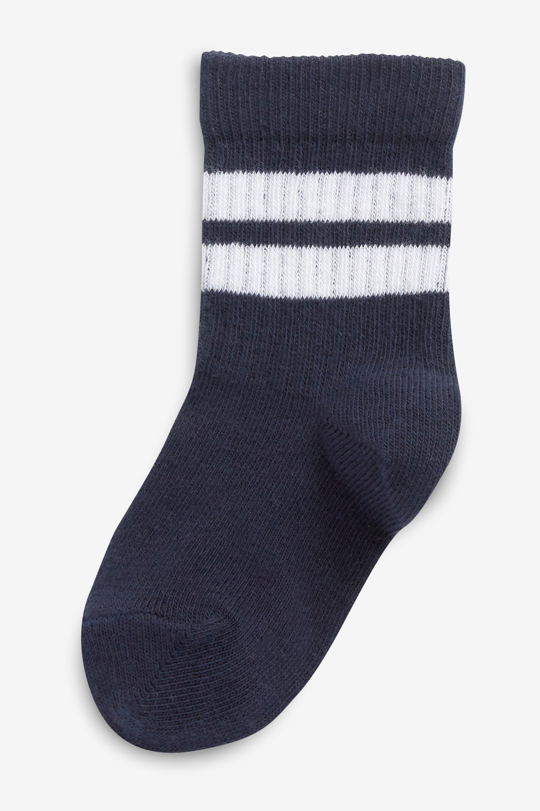 5 Pack Cotton Rich Ribbed Socks