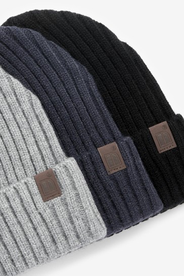 Beanie Hats 3 Pack (1-16yrs)