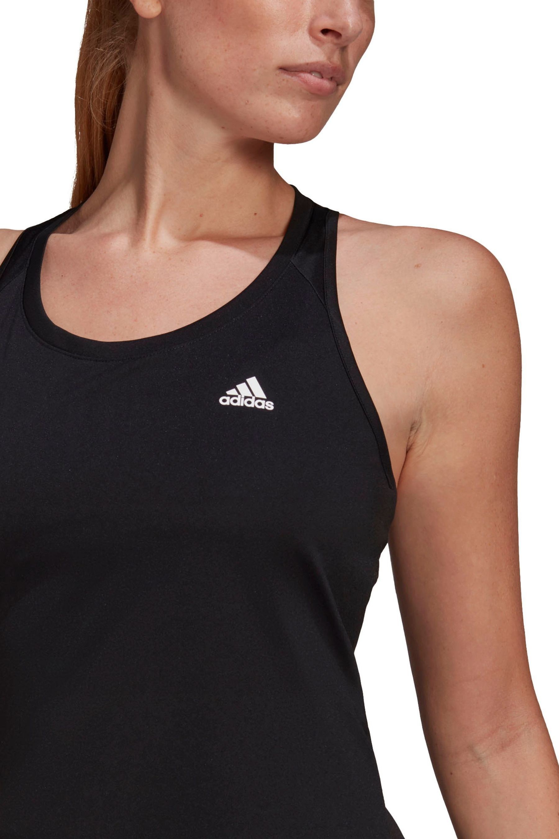 adidas D2M 3 Stripe Vest