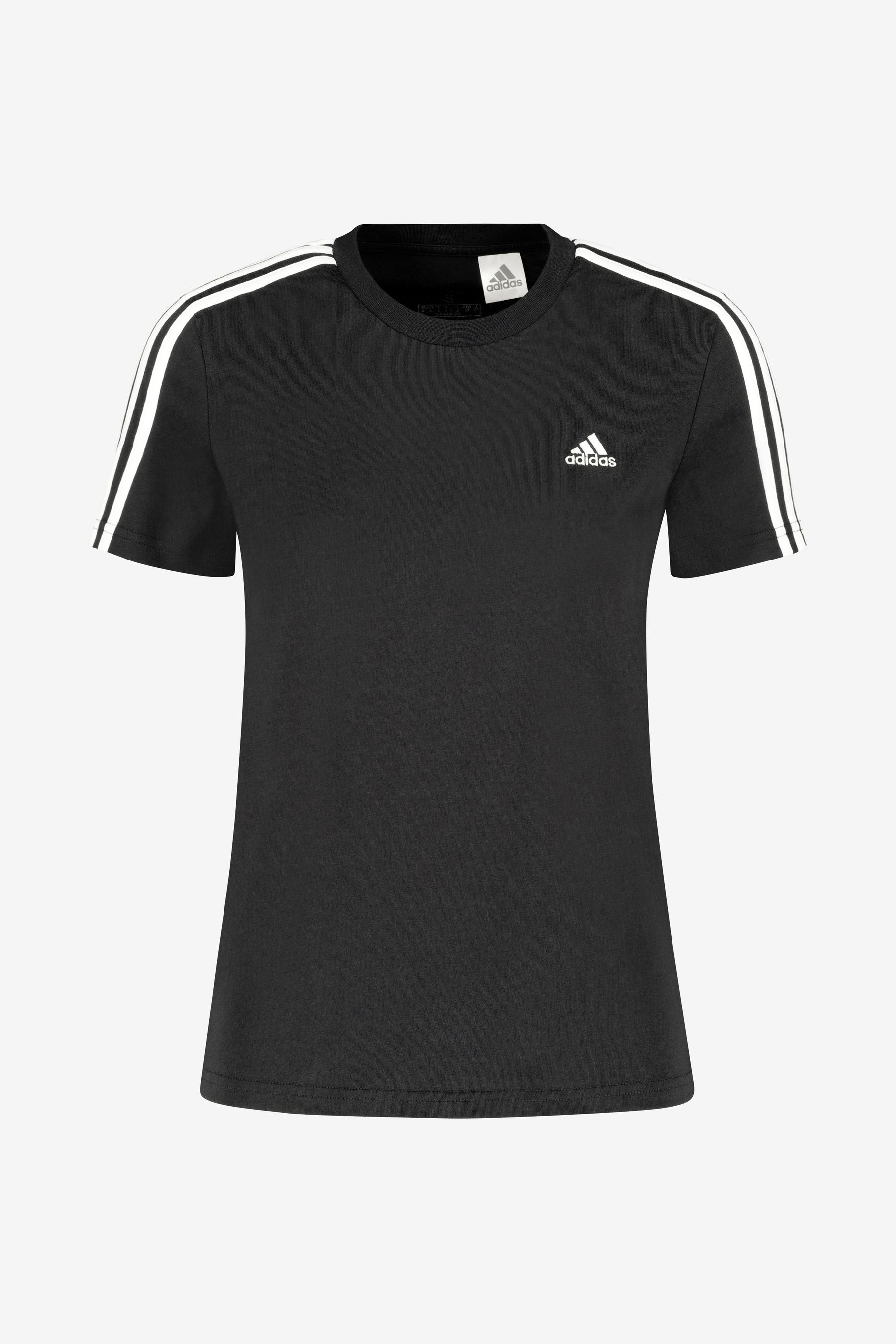 adidas 3 Stripe T-Shirt