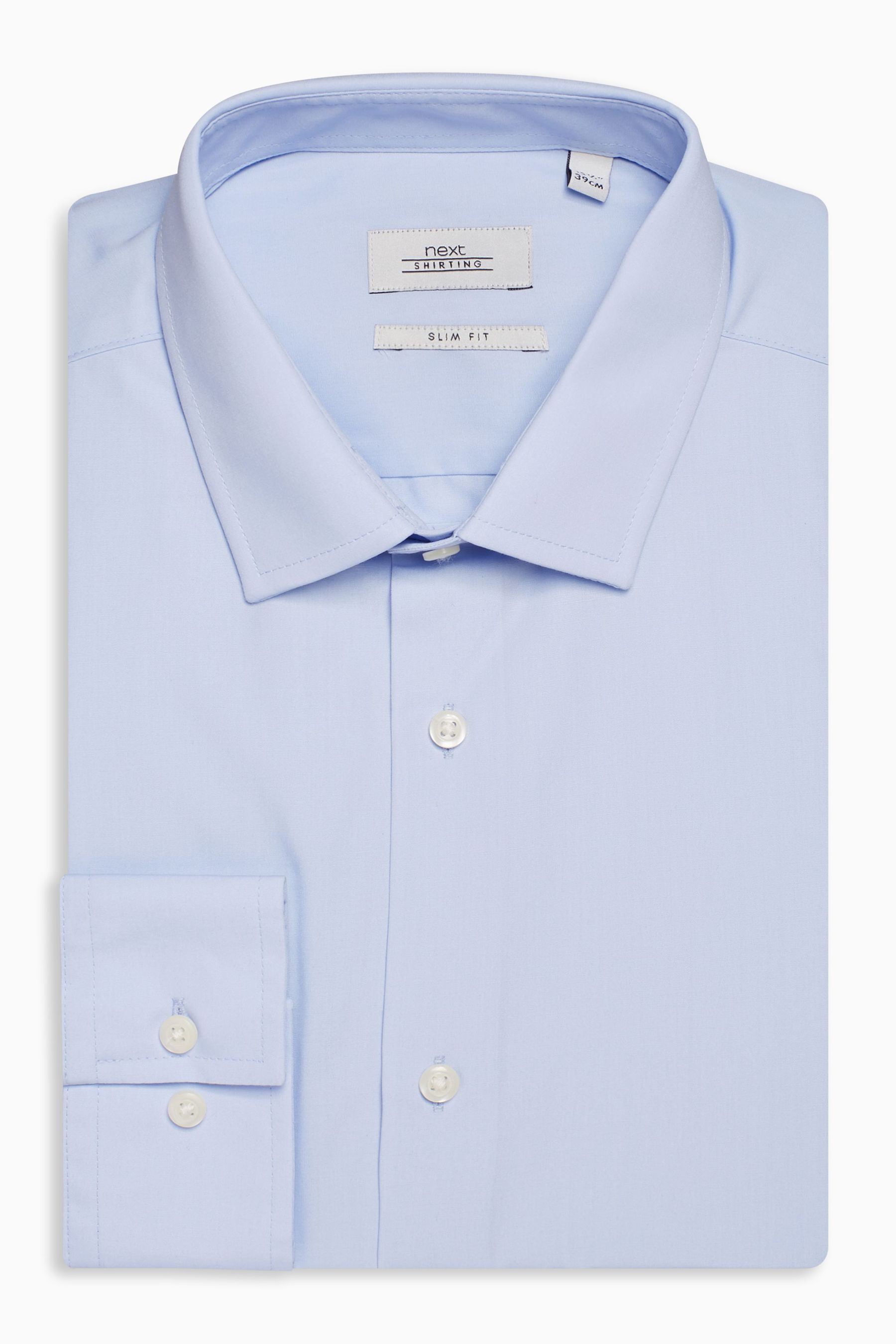 Easy Care Shirt Slim Fit Single Cuff