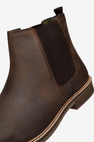 Waxy Finish Chelsea Boots