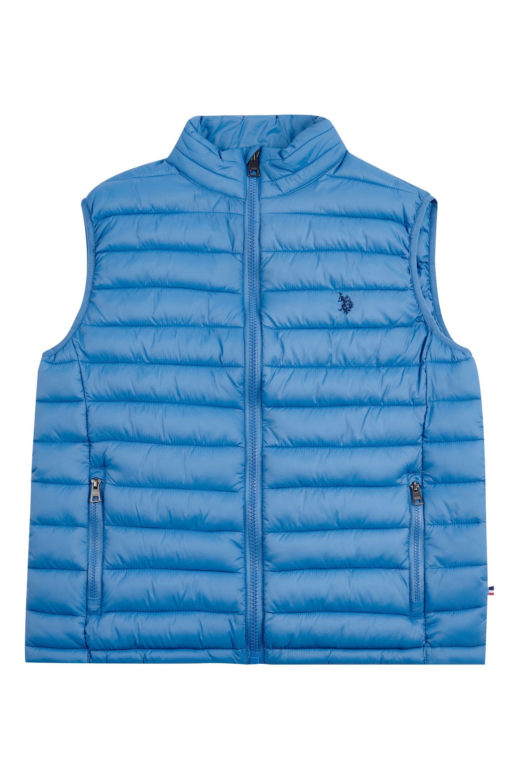 U.S. Polo Assn. Blue Thin Bellow Gilet