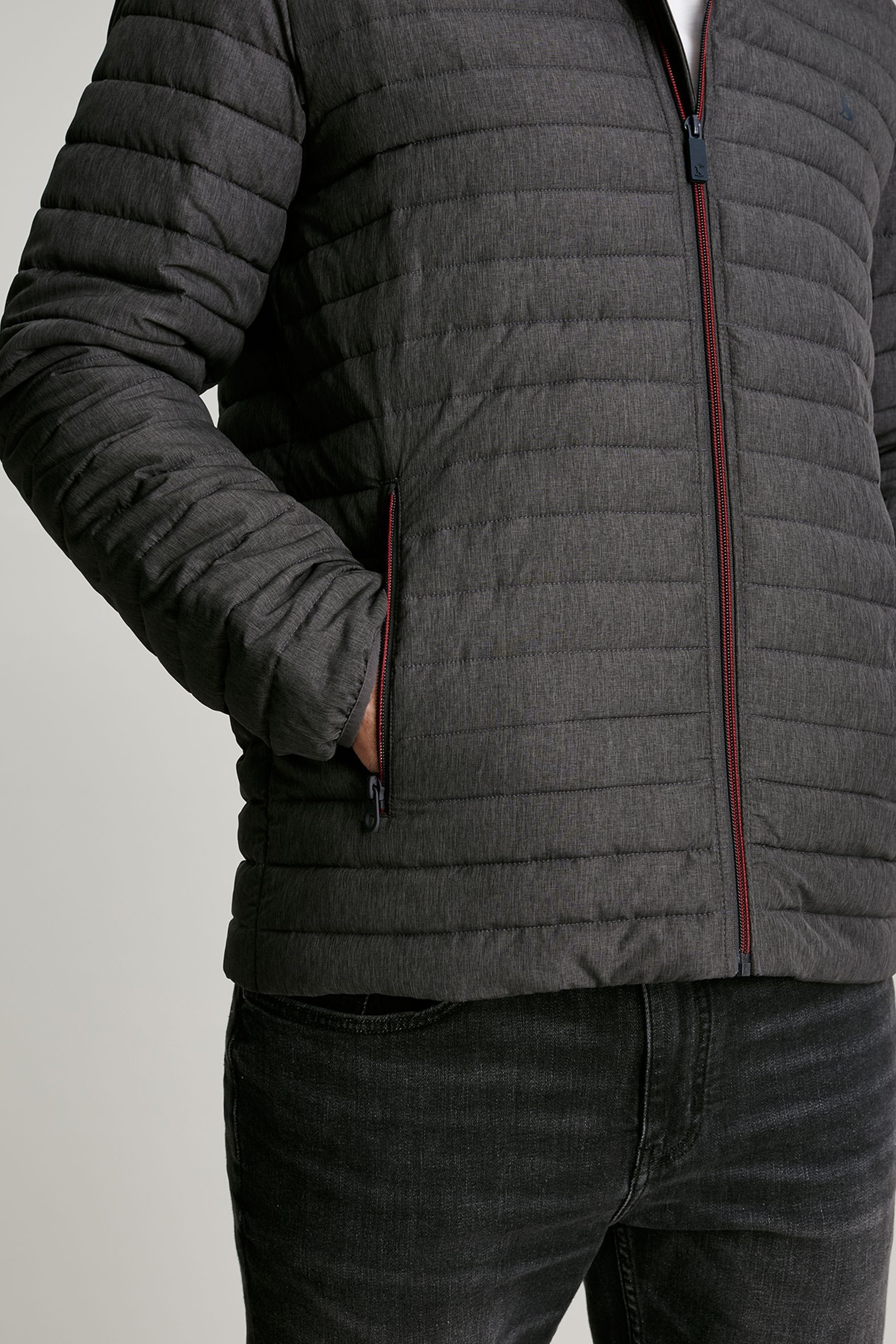 Joules Grey Padded Coat