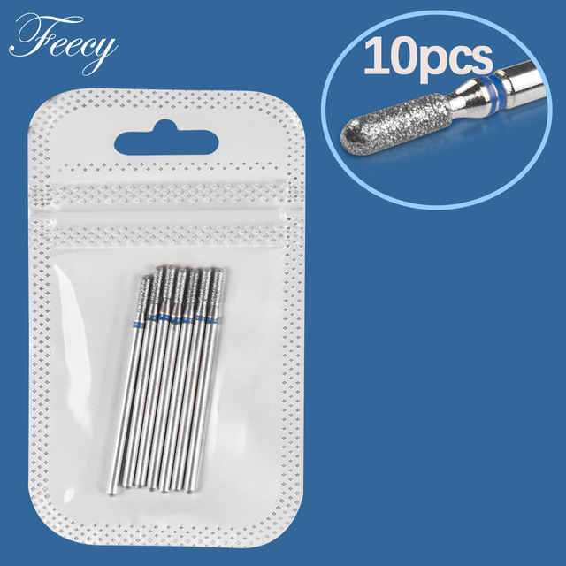 7/8/10pcs Diamond Nail Drill Bits Set Milling Cutter Manicure All About Nail Machine Bits Kits Nail Files Decorations