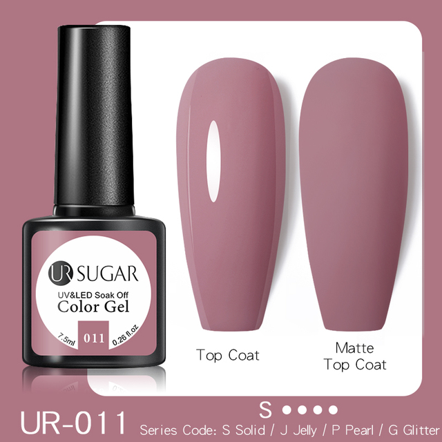 UR SUGAR 7.5 مللي الأزرق الأرجواني الظلام طلاء أظافر جيل ملون طويل الأمد الهجين ل قاعدة MatteTop معطف نقع قبالة UV LED مسمار الفن هلام