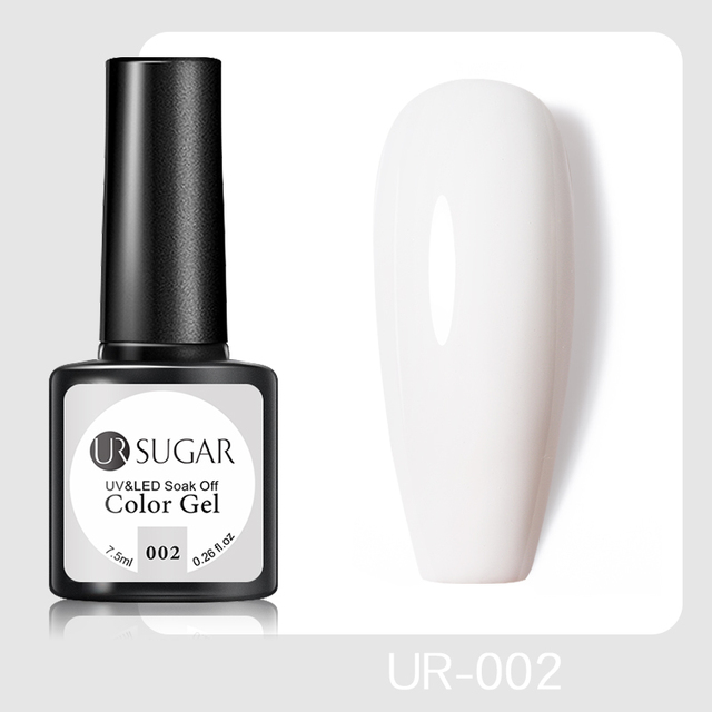 UR SUGAR 7.5ml Glitter UV Gel Polish Bling Sequins Rose Gold Silver Soak Off Manicure Nail UV Gel Polish Lacquer Base