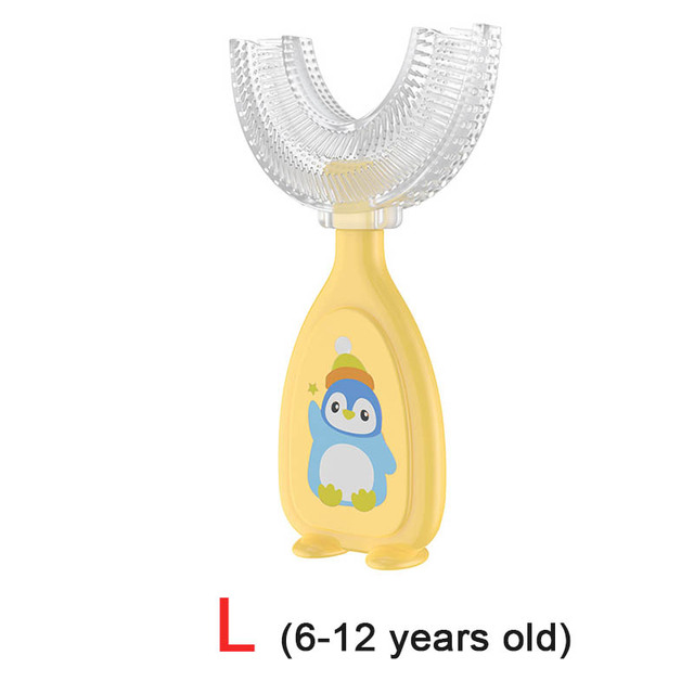 2-12Y Baby Toothbrush Children Dental Oral Care Cleaning Brush Soft Food Grade Silicone Teeth Baby Newborn Items