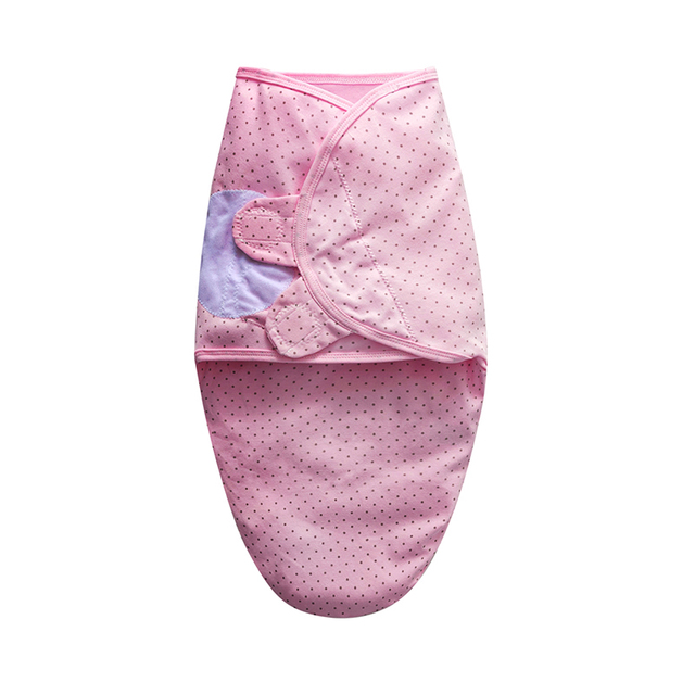 Baby Sleeping Bag, Newborn Baby Sleeping Bags Cocoon Drawstring Shell 100% Cotton 0-3 Months Ages Baby Sleeping Bag Wrapped With Blanket