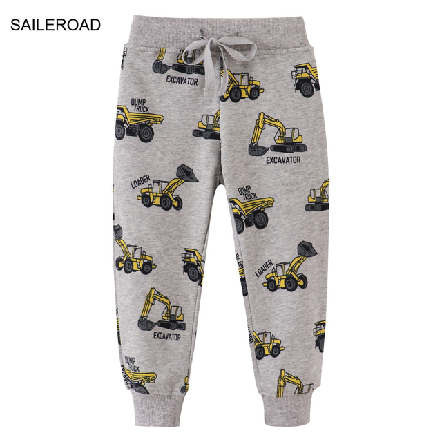 Sailroad 2-7 years 2022 New Spring Dinosaurs pants for boy kids boys pants pants casual sweatertrousers warm sports pants