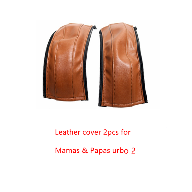 Leather Covers For Mama And Papas Urbo 2 Baby Stroller Bumper Pram Handle Sleeve Armrest Protective Cover Bar Accessories