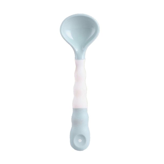 B2EB Baby Bendable Spoon Silicone Toddlers Feeding Training Spoon Tableware BPA Free Self Feeding Learning Spoon for Babies