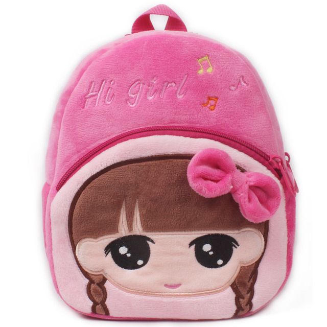 Baby Plush Backpack Cute Kindergarten Backpacks For Kids Boy Girl 3D Cartoon Animal Baby Bags 0-4 Years Children Book Bag