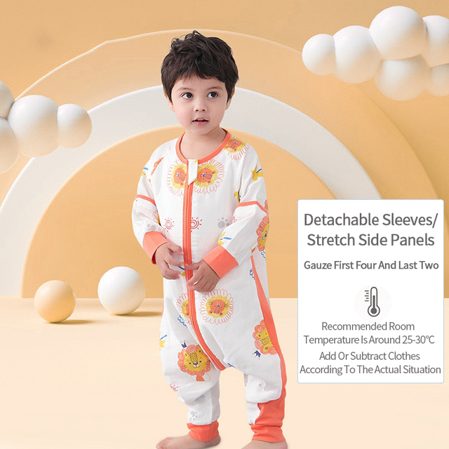 Cotton Baby Sleeping Bag Long Sleeve Children Pajamas Split Legs Sleeping Kids Slippersack Anti-kick Baby Girl Blanket Bedding