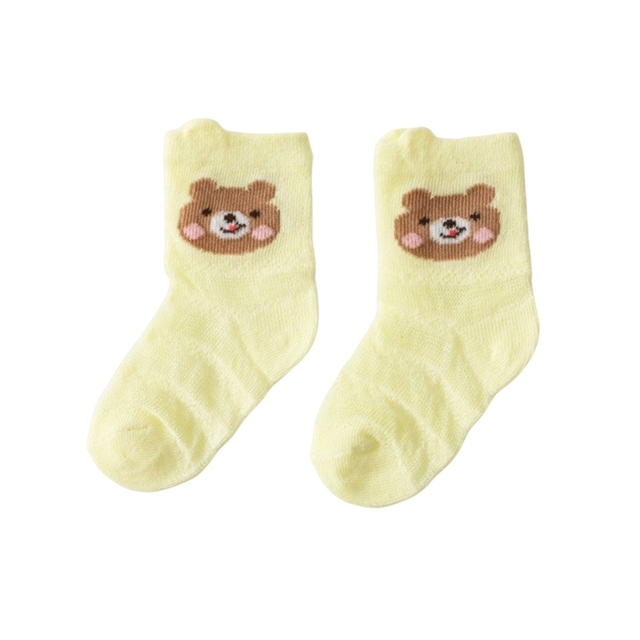 1 Pairs Infant Thin Mesh Sock Cute Cartoon Newborn Baby Socks Short Tube Boys Girls Baby Socks Floor Socks Kids Sock