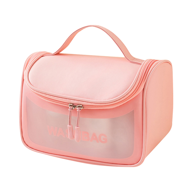 Clear Cosmetic Bag Women Waterproof Transparent Large Makeup Bag Travel Zipper Makeup Beauty Case Toiletry Bag Cosmetic Wash bag