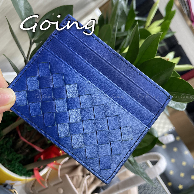 Go Go 100% Leather Credit Card Ultra-thin Brand Business Card Multiple Card Slots Simple Fashion Women Card Bag