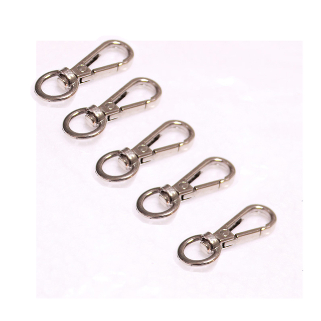 5Pcs Bag Metal Belt Buckle Swivel Trigger Buckle Lock Swivel Buckle Snap Hook Clip DIY Keychain Ring Keyring Craft Bag Hardware Parts