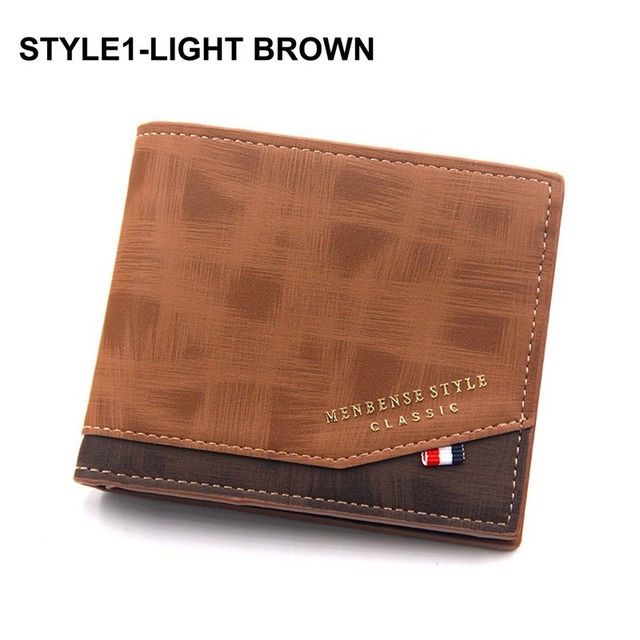 Luxury Fashion Men Leather Wallet Slim Coin Purse Business Foldable Wallet Man Card Holder Pocket Clutch Male Bags Tote Bag