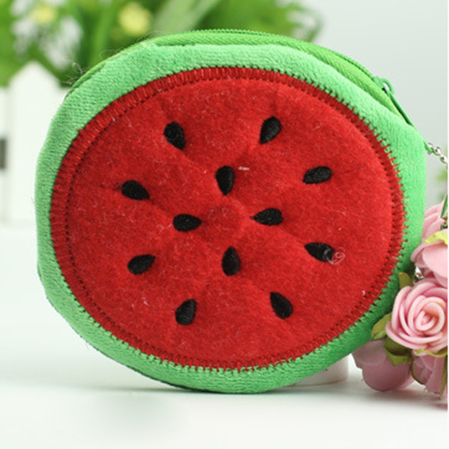 All Cartoon Fruits Coin Bag Clutch New 8cm Pineapple Orange Plush Coin Purse Purse Pouch; Baby Coin Bag Pouch Purse