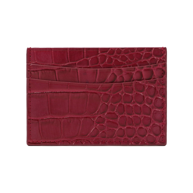 Classic Crocodile Pattern Card Holder Men Women Genuine Leather Credit Card Case ID Card Holder Card Holder Wallet Purse Pouch