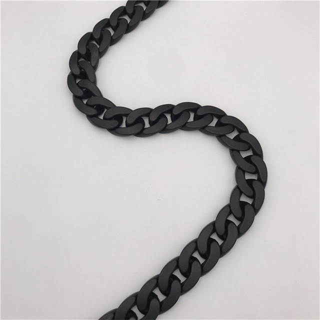 60/120cm Removable Acrylic Resin Chain Bag Strap For Handbag DIY Replacement Women Bag Handle Plastic Straps Bag Accessories