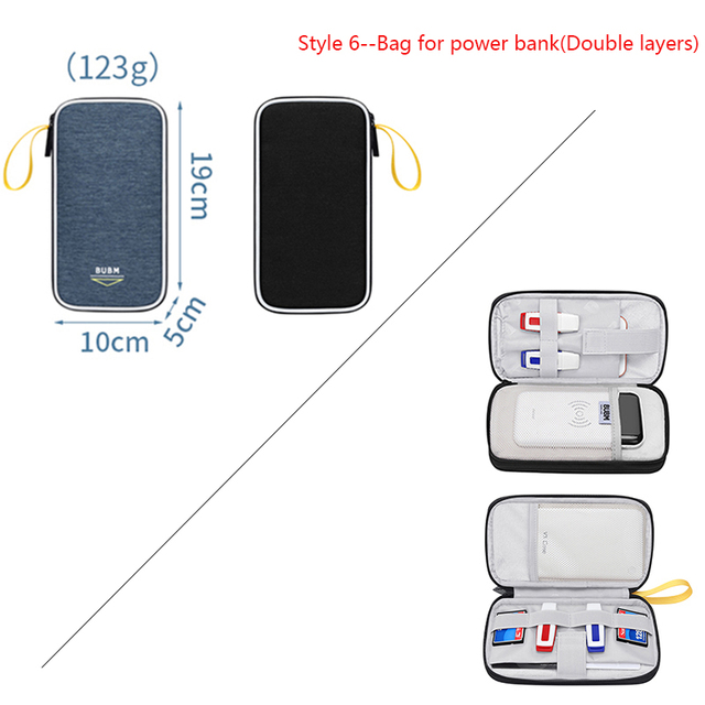 Pop Bag for Digital Power Bank Receive Accessories Bag Organizer Portable Bag for USB