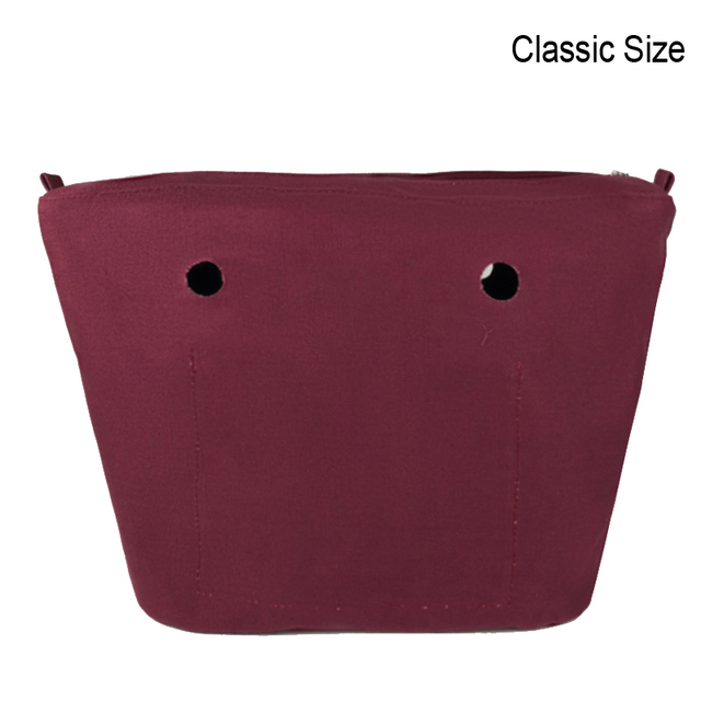 Water Resistant Interior Liner with Zipper Pocket, New Classic Waterproof Accessory for Obag O Bag, Silicone Accessory