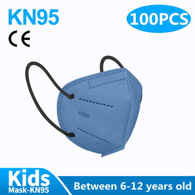 6-12 years old kids cubrebocas kn95 mascarillas ninos ffp2 mascarilla fpp2 homology ada infantil kn 95 security protection mask