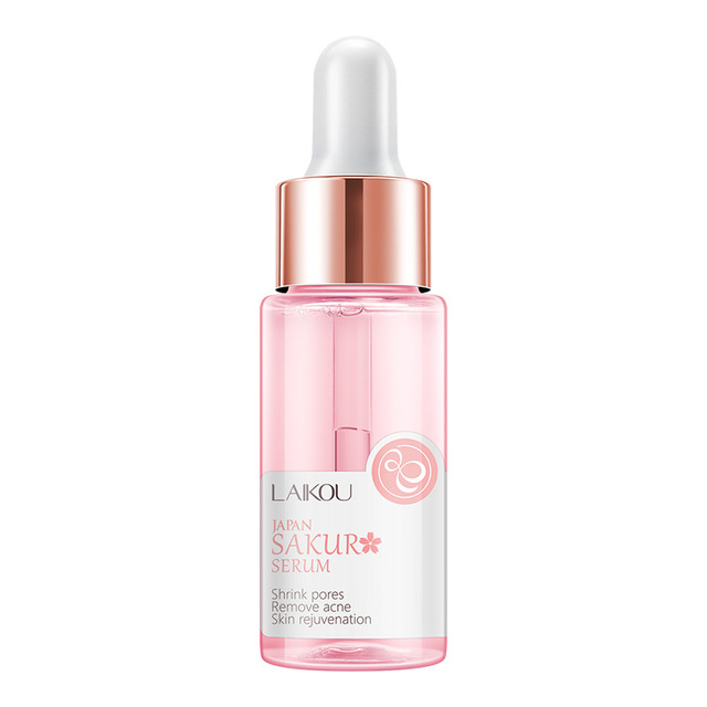 LAIKOU Serum Japan Sakura Anti Aging Serum Pure Hyaluronic Acid 24K Gold Whitening Vitamin C Anti Wrinkle Face Skin Care Serum