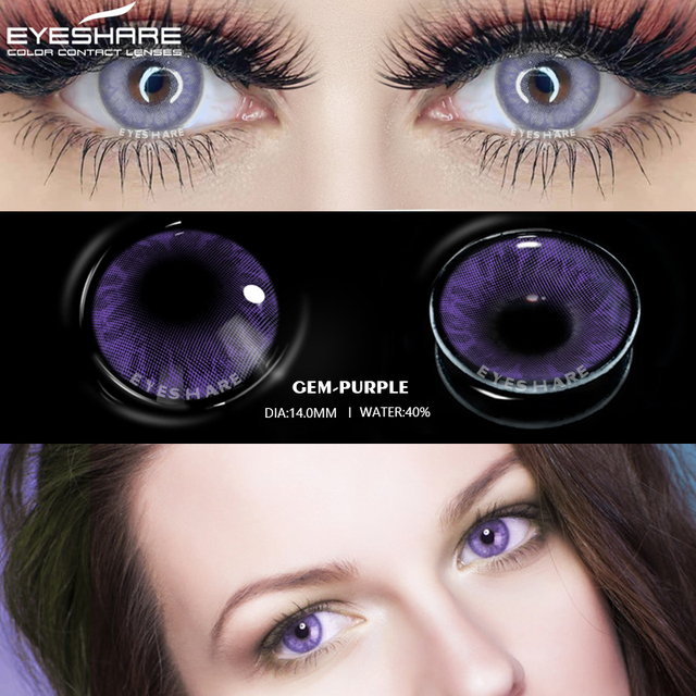 Eyeshare Colored Eye Lenses Annual Makeup Colored Eye Contact Lenses Eye Contact Lenses Cosmetic Colored Eyes Eyes Makeup