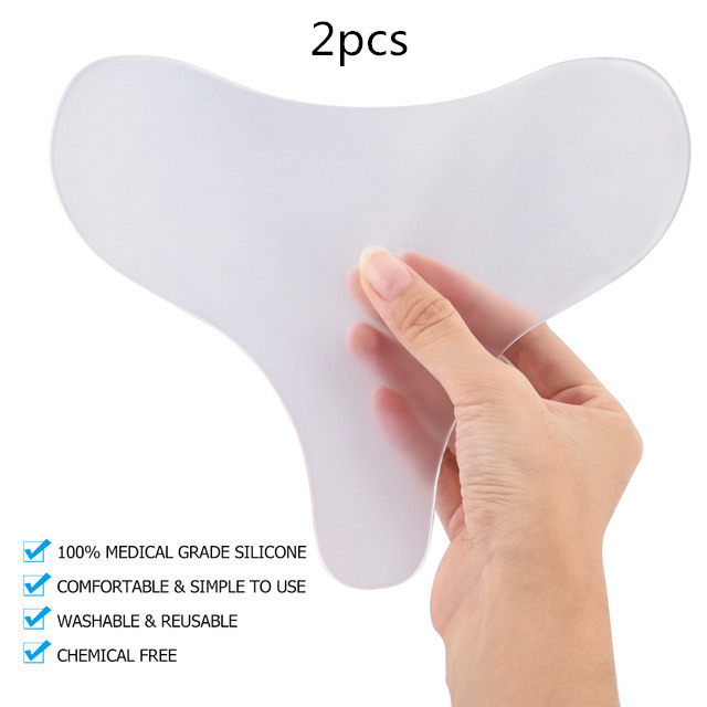 Reusable Silicone Wrinkle Removal Sticker Face Forehead Neck Eye Sticker Pad Anti Aging Patch Face Lifting Mask Skin Care Tools