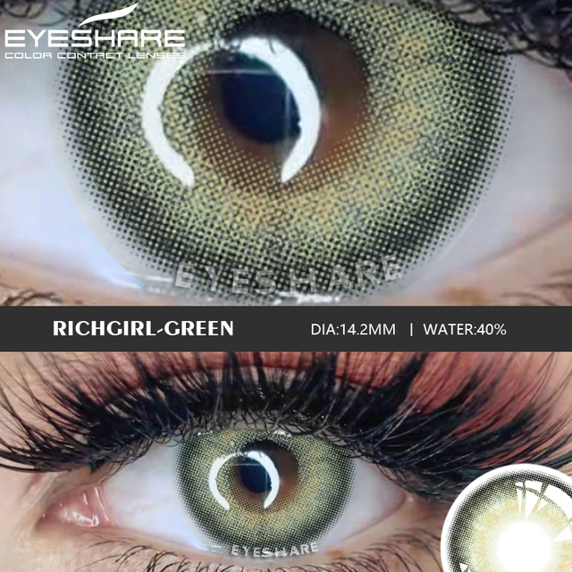 EYESHARE عدسات عين لاصقة 2 قطعة/زوج المنزلي GlassBall عدسات لاصقة ملونة العين مستحضرات تجميلية ملونة عدسات لاصقة ملونة الجمال العين ماكياج