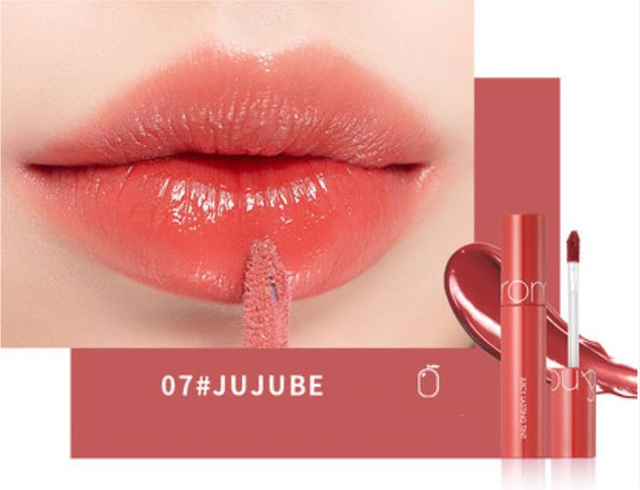 Romand Juicy Lasting Tint Lip Glaze Women Beauty Liquid Lipstick Lip Gloss Makeup Professional Cosmetics Silky Smooth