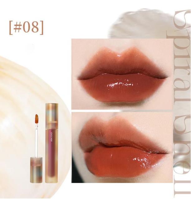 Joocyee Lip Gloss Mirror Effect Women Beauty Cosmetic Lip Glaze Moisturizing Moisturizing Nourishing Lipstick Waterproof