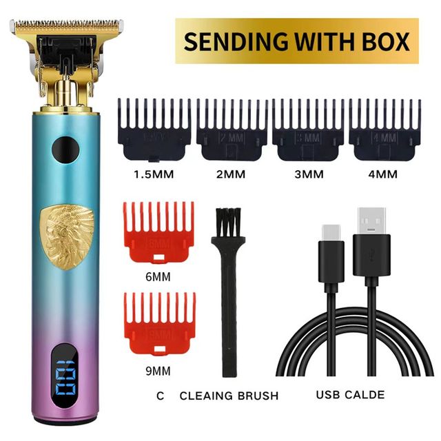 Feel Good Haircut Machine For Beard Mirror Hair Clipper Hairdresser Original T9 Machine Professional Man Comb Personal Care Home