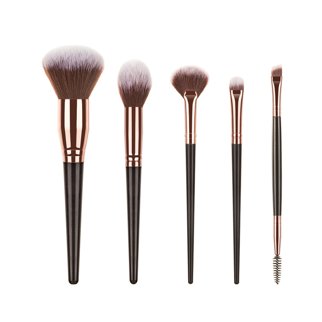 Loebig 5/7 Makeup Brushes Beauty Tool Set Cosmetic Powder Brushes Foundation Blush Contour Eye Shadow Eyebrow Lashes Make Up Brush