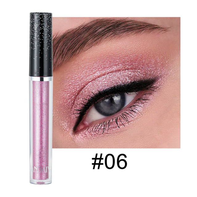 Elegant Makeup Glitter Liquid Eyeshadow Shimmer Diamond Shiny Eyeshadow Palette Lasting Shimmer Pigmented Eye Shadow Cosmetics