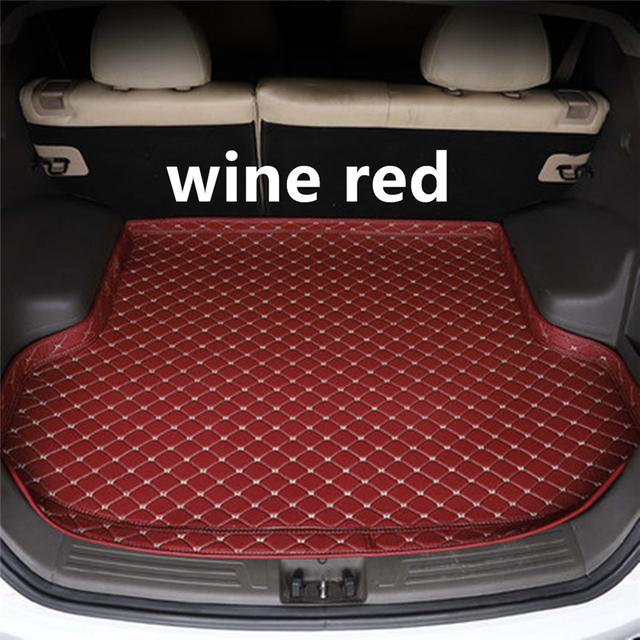 Sengayer Car Trunk Mat All Weather Auto Tail Boot Luggage Pad Carpet High Side Cargo Liner Fit For Ford Focus 2006 2007 08-2021