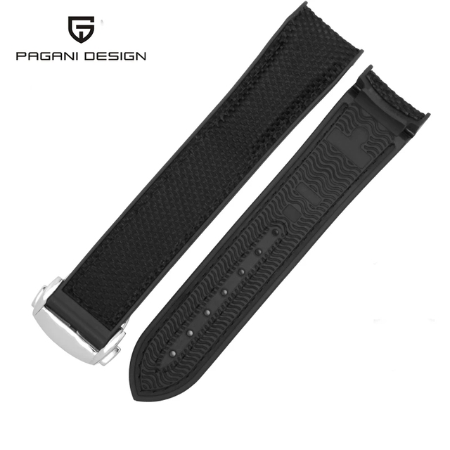 Pagani original design watch band collection wear comfortable stainless steel fashion casual nylon strap safety folding buckle