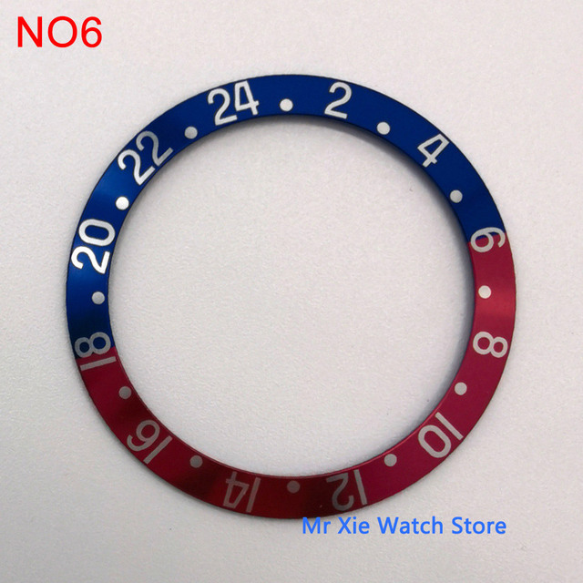 38mm watch strap high quality aluminum bezel insert for 40mm watch accessories inner diameter 30.5mm