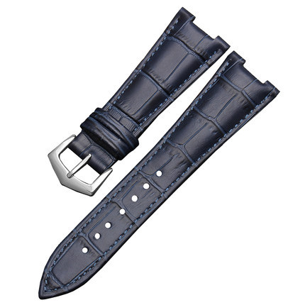 Leather watch band for Patek Philippe 5711 5712G Nautilus for watches men and women special prong wristband 25mm