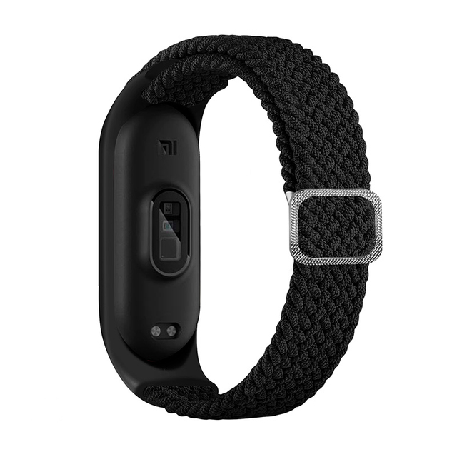 ZHIX مطاطا قابل للتعديل النايلون مضفر سوار ل Mi الفرقة 6 حزام Miband 4 3 correa معصمه ل شاومي Mi الفرقة 5 حزام