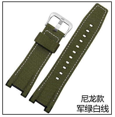 Watch Band Nylon Strap for Casio G-SHOCK MTG-B1000 D-B1000B-1A Wristband Genuine Leather Bracelet Man 26*14mm