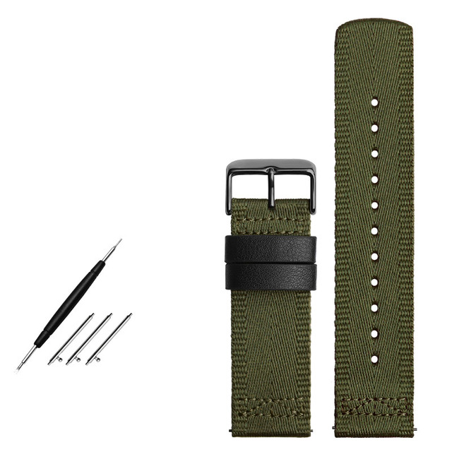 Senior nylon watch band 24mm for casio GA 2000 PRG-600YB-3 prg-650 PRW-6600 watch strap waterproof bracelet wrist band