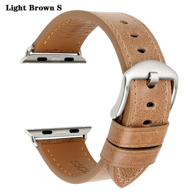 MAIKES Watch Accessories Leather Apple Watch Band 45mm 44mm 41mm 38mm for iWatch Bands Series 7 6 5 4 Watch Strap