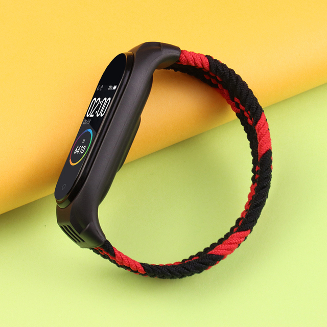 حزام من القطن المرن لـ Xiaomi Mi Band 6 5 4 ، حزام من القطن المرن لـ Mi band 3 و Xiaomi Amazfit band 5 و Mi Band 6 Sport