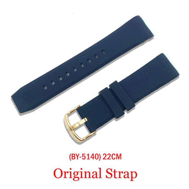 BENYAR Watch Men's Leather Strap Silicone Men's 22mm Watch Band